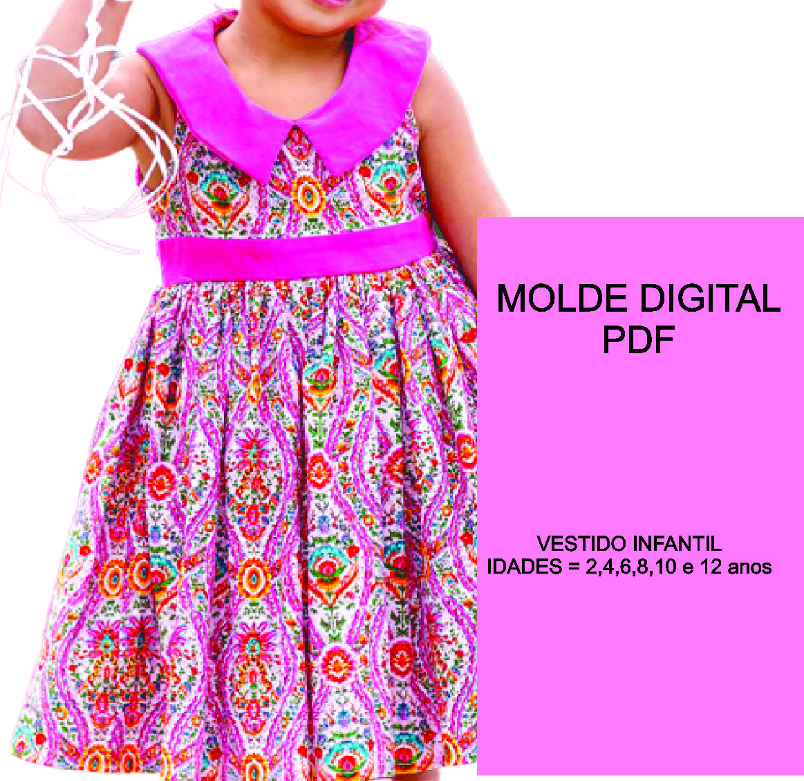 Vestido Infantil tam 10 e 12 anos